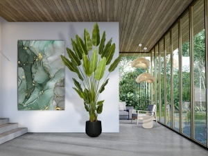 PLANTA ARTIFICIALA, AVE PARAISO 250CM, DIN PVC, SCHULLER