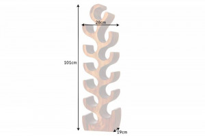 RAFT ORGANIZATOR 100CM, ARTE, LEMN MASIV, DESIGN MODERN, COD 41809 - Img 6