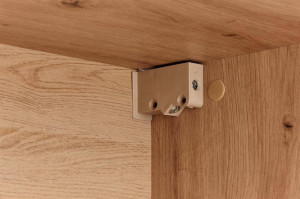 RAFT SUSPENDAT RAVEN, STEJAR ARTIZAN/NEGRU, HALMAR - Img 4
