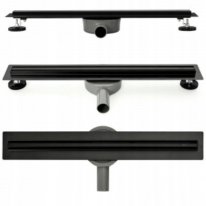RIGOLA DUS, REA NEO SLIM PRO, 80 CM, NEGRU, DESIGN MODERN, CALITATE SUPERIOARA, REA - Img 2