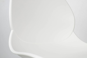 SCAUN ARIA ALB, CONFECTIONAT DIN POLIPROPILENA SI METAL, STIL MODERN - Img 4