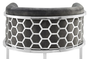 SCAUN BAR, ELEGANCE 180CM, DIN CATIFEA SI METAL, ARTIM GROUP SELECTION - Img 4