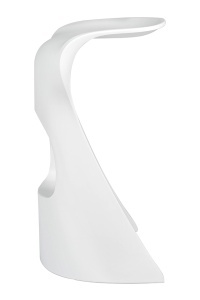 SCAUN DE BAR CAMINO ALB, 70 CM, CONFECTIONAT DIN POLIPROPILENA, STIL MODERN - Img 2