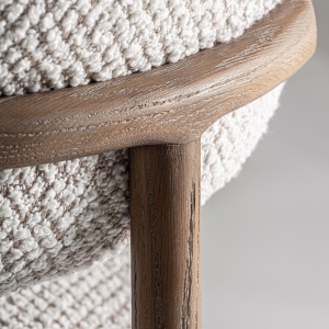 SCAUN DE BAR GERB 105CM, DIN LEMN SI TEXTIL, STIL MODERN, VICAL HOME - Img 8