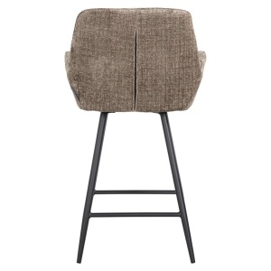 SCAUN DE BAR, LINSEY S4751, STONE CHENILLE NIAGARA 104, CONFECTIONAT DIN 100% POLIESTER, SPUMA, METAL SI PLACAJ, RICHMOND INTERIORS - Img 2