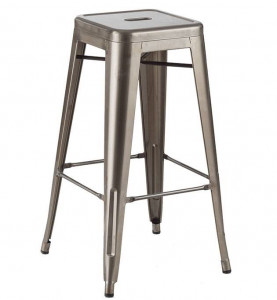 SCAUN DE BAR TOWER PARIS 76 ROAST STYLE, DIN METAL - Img 1