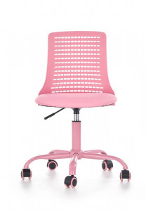 SCAUN DE BIROU PENTRU COPII PURE ROZ STIL MODERN HALMAR - Img 3