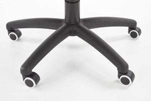 SCAUN DE BIROU SONIC, GRI/NEGRU, TAPITERIE DIN STOFA SI PICIOARE DIN METAL, STIL MODERN - Img 8