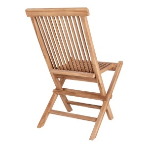 SCAUN DE TERASA TOLEDO, REALIZAT DIN LEMN DE TEC, CULOARE NATUR, HOUSE NORDIC - Img 5