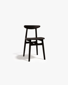 SCAUN DINING/BIROU ELIE, NUANTA NUC INCHIS, CONFECTIONAT DIN LEMN MASIV DE FAG, MICADONI