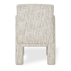 SCAUN DINING BUCKY, CONFECTIONAT DIN LEMN, SPUMA, ARCURI SI TEXTIL, BEJ, STIL MODERN - Img 4