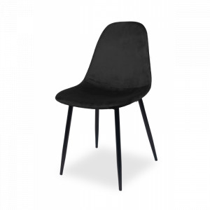 SCAUN DINING/CAFENEA, BELLA MILANO, NEGRU, MEX