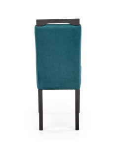 SCAUN DINING CLARION 2, VERDE MONOLITH 37/NEGRU, CU TAPITERIE DIN STOFA FINA SI PICIOARE DIN LEMN MASIV, STIL CLASIC - Img 5
