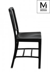 SCAUN DINING, NEGRU, DIN POLIPROPILENA, VEGA, STIL MODERN - Img 3