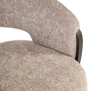 SCAUN DINING POLLUX, REALIZAT DIN METAL, LEMN DE FAG SI TEXTIL, CULOARE MARO/GRI DESIGN DEOSEBIT, RICHMOND INTERIORS - Img 7