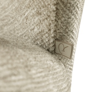 SCAUN DINING ROTATIV AMELY, DIN METAL SI TEXTIL, DE CULOARE CUPRU/CREM, RICHMOND INTERIORS - Img 2