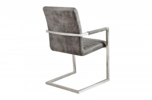 SCAUN DINING SAU BIROU GRI ANTIC IMPERIAL DESIGN VINTAGE - Img 4