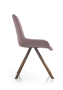SCAUN DINING STIL K290, GRI/BRONZ, CU TAPITERIE DIN STOFA SI PICIOARE DIN METAL, STIL MODERN - Img 4