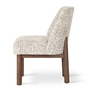 SCAUN DINING TOKYO WOOD, CONFECTIONAT DIN LEMN, SPUMA, ARCURI SI TEXTIL, BEJ/NATURAL, STIL MODERN - Img 3