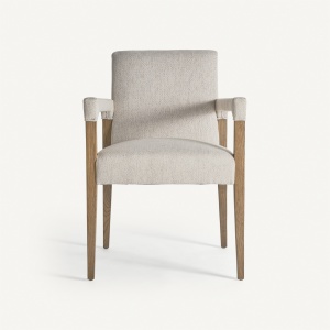 SCAUN ELEGANT BAENA, DIN LEMN DE MESTEACAN SI TEXTIL IN, STIL COLONIAL, VICAL HOME - Img 2