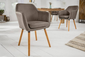 SCAUN ELEGANT, DESIGN VINTAGE, MICROFIBRA, SUPREME - Img 1