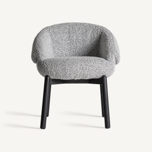 SCAUN EXCLUSIVIST JACQUARD, CULOARE GRI, DIN LEMN SI TEXTIL, VICAL HOME - Img 2