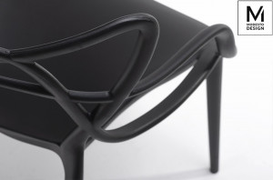 SCAUN NEGRU DIN POLIPROPILENA HILO STIL MODERN - Img 6