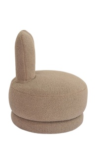 SCAUN PENTRU COPII BUNNY TAUPE TEDDY S4619, CONFECTIONAT DIN 100% POLIESTER, LEMN SI SPUMA, RICHMOND INTERIOR - Img 4