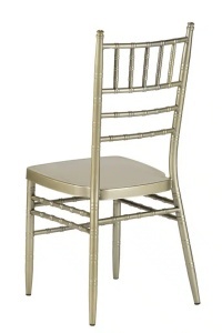 SCAUN PENTRU EVENIMENTE, CHIAVARI AMERICAN, CU PERINITA, DIN MATERIAL PLASTIC FOARTE REZISTENT, SAMPANIE, STIVUIBIL - Img 4