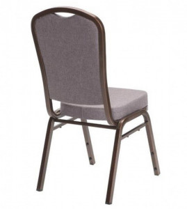 SCAUN PENTRU SALA EVENIMENTE/CONFERINTA EXCLUSIVE 25X25 GRI/CUPRU - Img 2