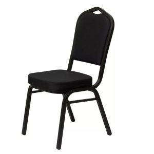 SCAUN PENTRU SALA EVENIMENTE/CONFERINTA, LUXURY, DE CULOARE NEAGRA - Img 2