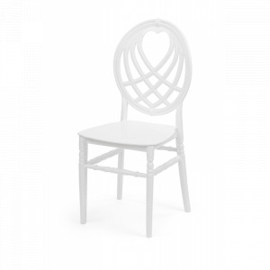 SCAUN PENTRU SALI DE EVENIMENTE CHIAVARI KING, ALB, MEX