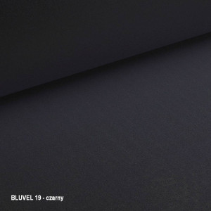 SCAUN PIVOTANT, NEGRU BLUVEL 19/NEGRU MAT, TAPITERIE DIN CATIFEA SI PICIOARE DIN METAL, STIL MODERN - Img 5