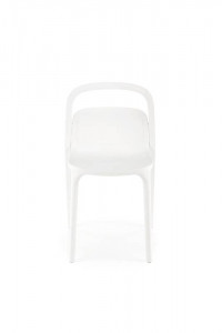 SCAUN TERASA K490, ALB, DIN POLIPROPILENA , STIL MODERN, SUPRAPOZABIL - Img 6