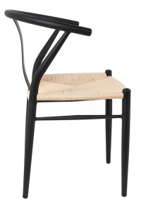 SCAUN WISHBONE, DIN LEMN SI FIBRE NATURALE, MODEL DEOSEBIT, STIL MODERN - Img 2