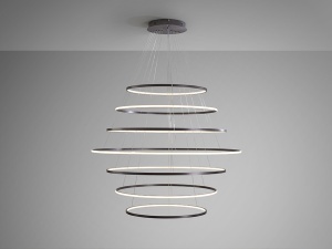 SCHULLER, LUSTRA DE MARI DIMENSIUNI, ODESSA, 150CM, REALIZATA DIN METAL SI LED, ARTIM GROUP SELECTION - Img 4