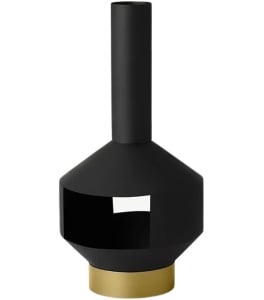 SEMINEU QUINN OUTDOOR, NEGRU 825330, CONFECTIONAT DIN METAL, RICHMAOND INTERIOR