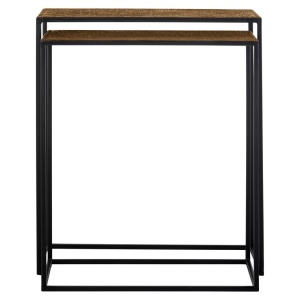 SET 2 CONSOLE BRISTOL, 825206, CONFECTIONATA DIN METAL SI FIER, STIL MODERN - Img 4