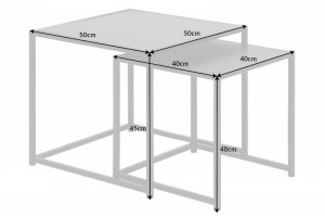 SET 2 MASUTE, SLIM LINE 50CM, DIN METAL SI LEMN, COD 42011 - Img 7