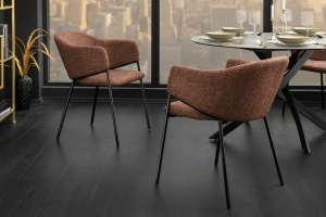SET 2 SCAUNE, NOBLESSE, MATERIAL TEXTIL, CADRUL METAL, CULOARE MARO, ARTIM GROUP SELECTION - Img 10
