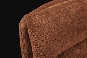 SET 2 SCAUNE ROTATIVE, BIG GEORGE, TEXTIL CHENILLE SI LEMN, CULOARE MARO, ARTIM GROUP SELECTION - Img 2