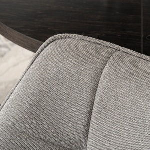 SET 4 SCAUNE ROTATIVE, ARTIM MEBLE, REALIZAT DIN MATERIAL TEXTIL GRI SI CADRUL DIN METAL, STIL MODERN - Img 4