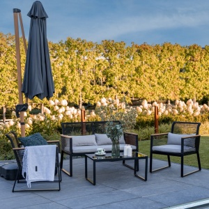 SET DE GRADINA RELAX, 4 PIESE, CANAPEA, MASA SI 2 FOTOLII, ARTIM GROUP COLLECTION - Img 7