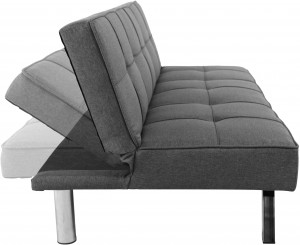 SOFA EXTENSIBILA 164CM DIN STOFA GRI INCHIS TUI - Img 8