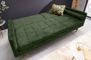 SOFA EXTENSIBILA, 195CM, MICROFIBRA VERDE, MODEL DEOSEBIT, ARTIM GROUP SELECTION - Img 3