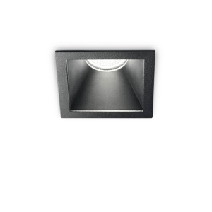 SPOT INCASTRAT GAME SQUARE BLACK BLACK STIL MODERN IDEAL LUX