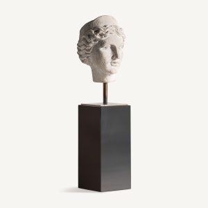 STATUETA HALIA, 31CM, CULOARE ALBA ANTICHIZAT, DIN RASINA, STIL MODERN, ARTIM GROUP SELECTION