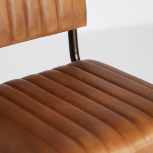 STOC 2 BUC!!! SCAUN DINING ALMSTOCK, MARO, CONFECTIONAT DIN SPUMA, PIELE, METAL, STIL MODERN - Img 5