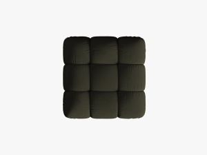 TABURET BELLIS, 94 CM, VERDE 77, TAPITERIE DIN CATIFEA 3D, DESIGN DEOSEBIT - Img 3