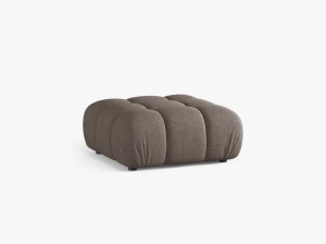 TABURET BELLIS, CAPPUCINNO, CU TAPITERIE DIN TEXTIL STRUCTURAT LIBERTY, MICADONI - Img 2